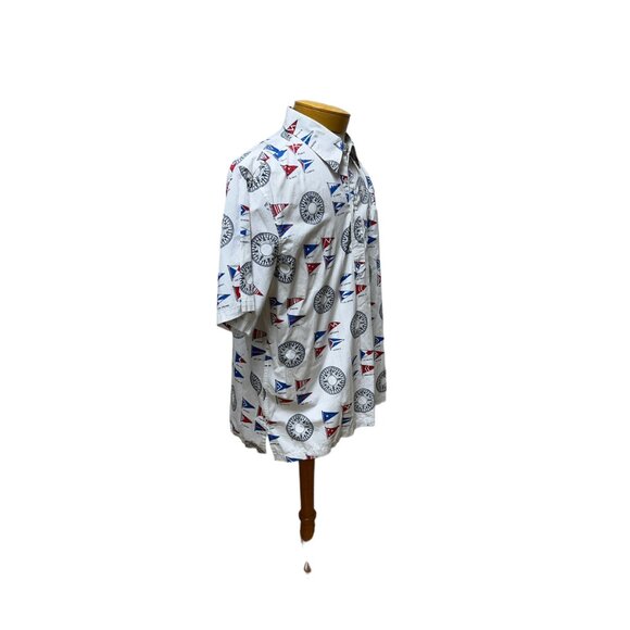 Reyn Spooner shirt sailing theme nautical flags Size M - Picture 3 of 7